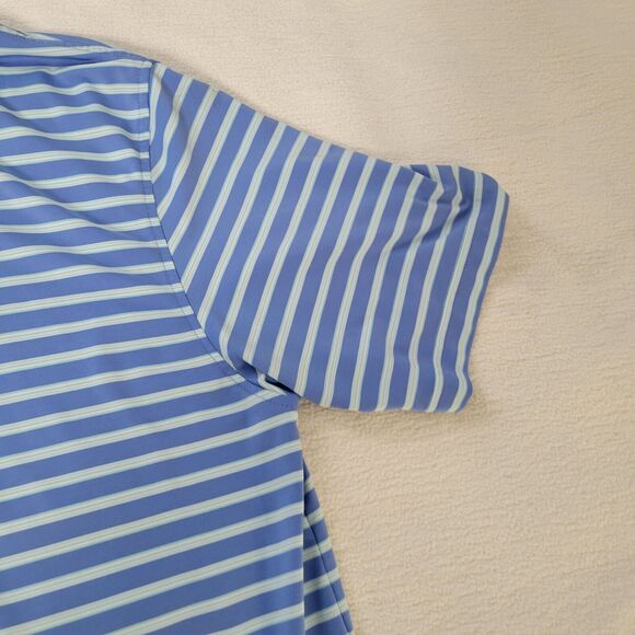 Peter Millar Polo Shirt Mens Medium Summer Comfort Multicolor Golf Staining - Picture 14 of 16